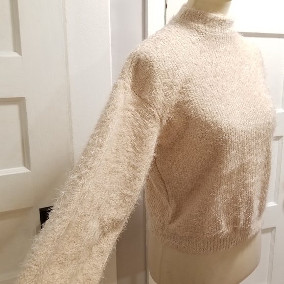 Bershka Furry Chenille Sweater, Size XS - Picture 9 of 16